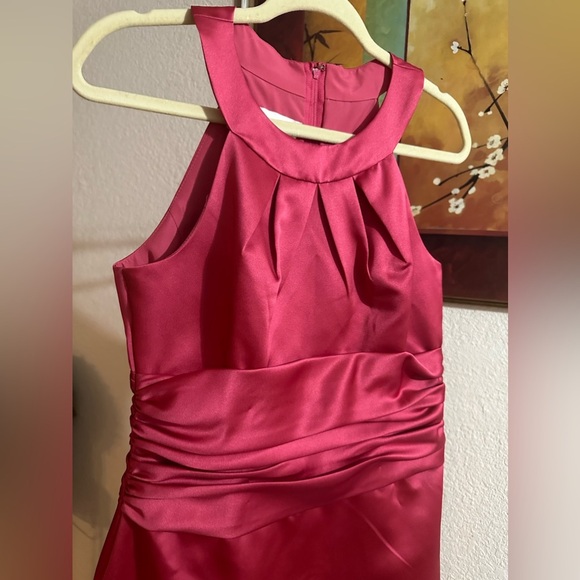 David’s Bridal pink mini dress size 8 - Picture 3 of 11